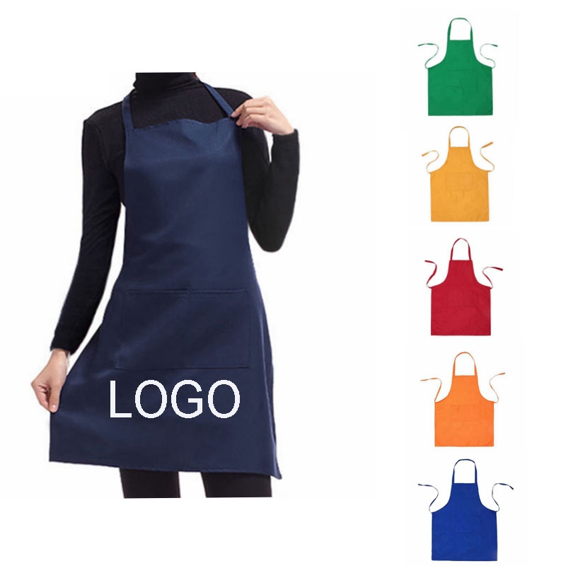 Solid Color Polyester Apron