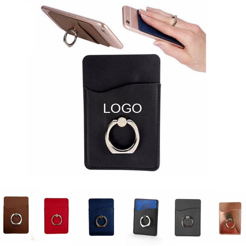 Smartphone Wallet Holder with Ring