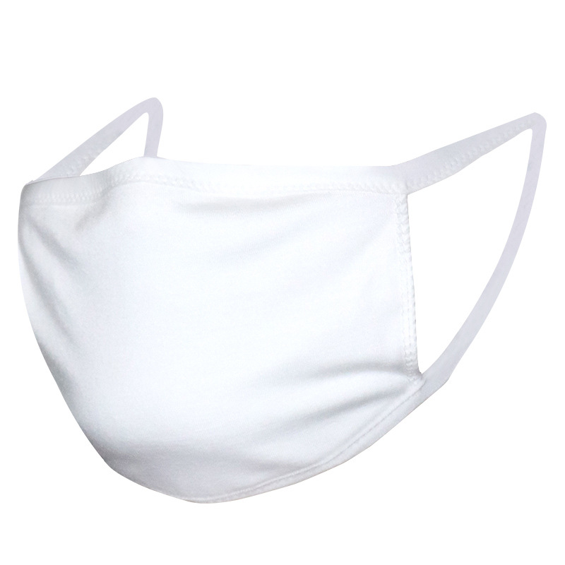 Reusable White Cotton Face Mask