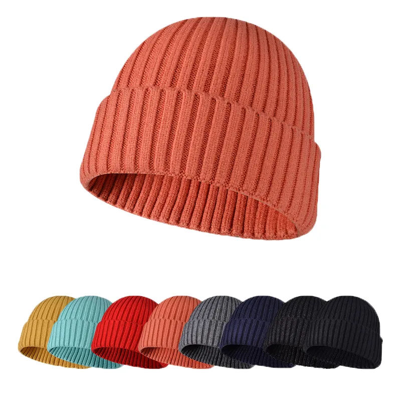 Winter Beanie Acrylic Knit Hats for Men Women